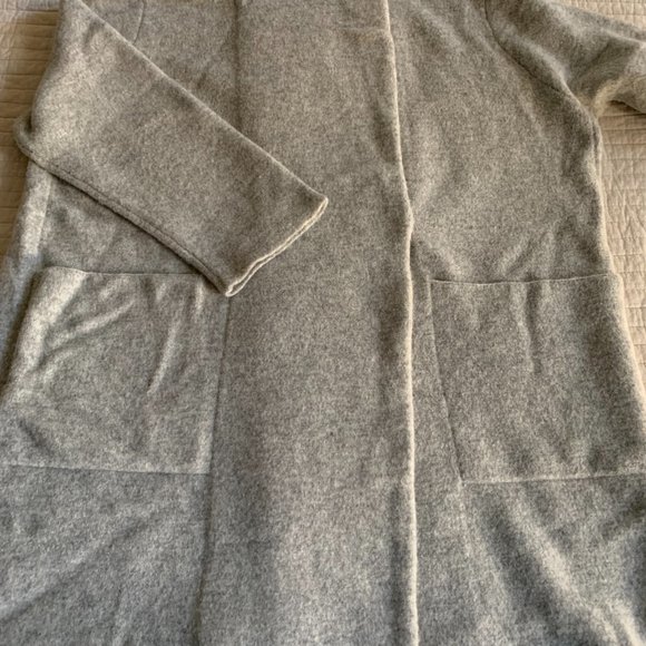 NWOT Vince Clean Edge Cardigan Grey Sweater Coat, size XXL - Picture 8 of 10